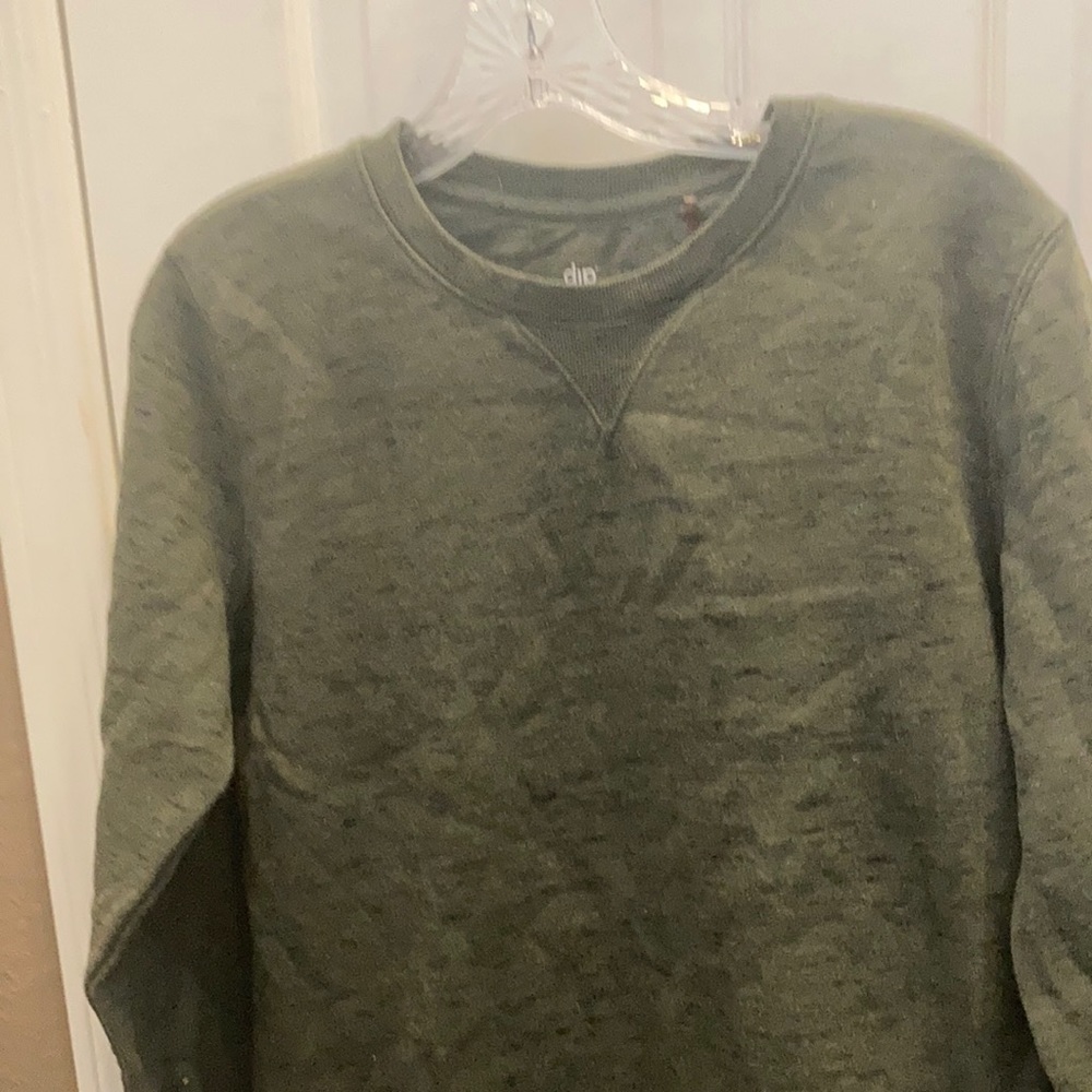 FINAL MARKDOWN Ladies' dip Space-dyed Sweatshirt small